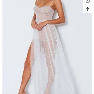 Sheer maxi dress